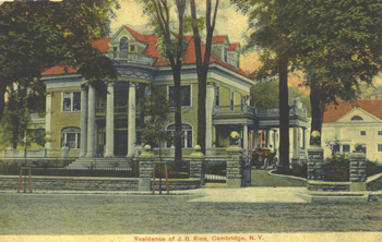 Rice Mansion postcard
